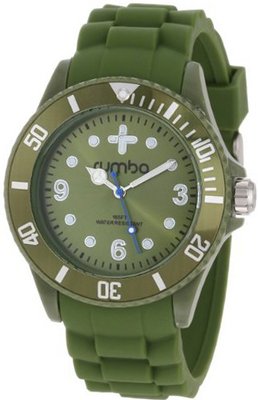 RumbaTime Unisex 12498 Perry Silicone 42MM Infantry Modern Stylish Analog
