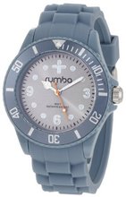 RumbaTime Unisex 12528 Perry Silicone 42MM Steel Modern Stylish Analog