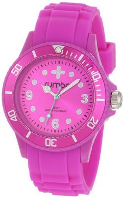 RumbaTime Unisex 12566 Perry Silicone 38MM Flamingo Modern Stylish Analog