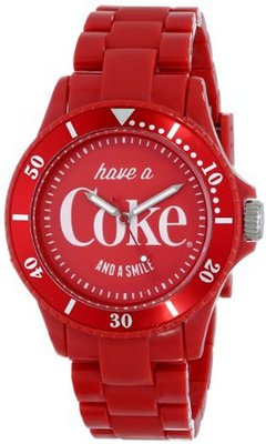 RumbaTime Unisex 13716 Coke - Barclay Analog Display Analog Quartz Red
