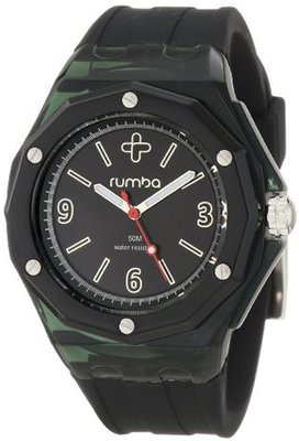 RumbaTime Unisex 19023 Mulberry Lights Out Modern Stylish Analog