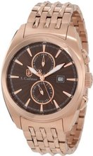 S. Coifman Brown Dial 18k Rose Gold Ion-Plated Stainless Steel