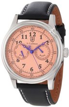 S. Coifman SC0276 Rose Dial Black Leather