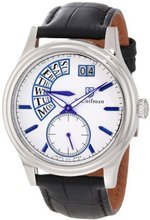 S. Coifman SC0289 White Dial Black Leather