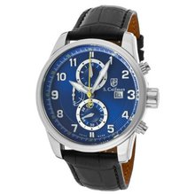 S. Coifman SC0304 Chronograph Blue Dial Black Leather