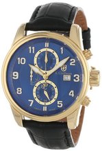 S. Coifman SC0307 Chronograph Blue Dial Black Leather
