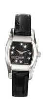 Saint Honore 721052 1NFDN Monceau Tonneau Black Dial Diamond Patent Leather