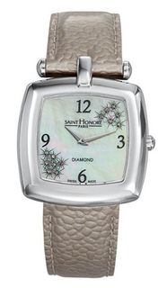 Saint Honore 721060 1YBD Audacy Paris Mother-Of-Pearl Dial Varnished Genuine Leather