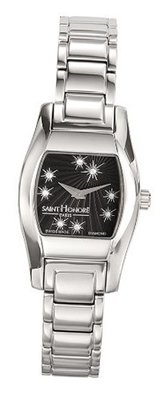Saint Honore 721152 1NFDN Monceau Tonneau Diamond Stainless Steel