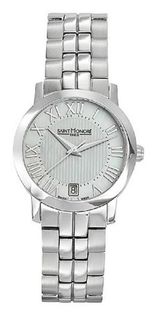 Saint Honore 751120 1YFRN Trocadero Paris Brushed and Polished Stainless Steel Date