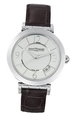Saint Honore 766011 1BBN Opera Charcoal Leather Big Date