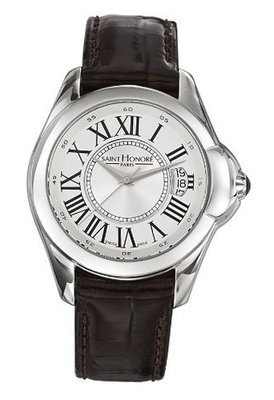 Saint Honore 766030 1ARF Coloseo Brown Patent Leather Roman Numeral