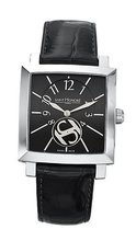 Saint Honore 863017 1NAIN Orsay Rectangular Black Dial Leather