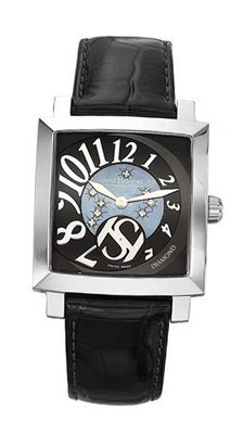 Saint Honore 863017 1YND Orsay Rectangular Mother-Of-Pearl Leather Diamond