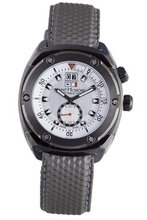 Saint Honore 863614 71BIN Haussman Charcoal PVD Canvas Strap