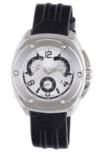 Saint Honore 889070 1ANN Haussman Silver Dial Chronograph Leather