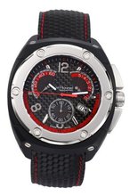 Saint Honore 889671 71CNR Haussman Black Dial Chronograph Canvas