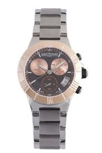 Saint Honore 890520 6NNIB Worldcode Rose Gold PVD Steel Chronograph Date