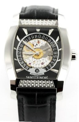 Saint Honore Monceau Collection with Diamonds in White & Black