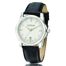 Saint Honore Speed Boat 861005 1AIA 41mm Stainless Steel Case Black Calfskin Synthetic Sapphire