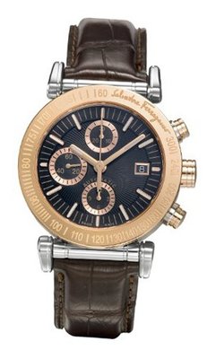 Salvatore Ferragamo F50LCA2909 S497 Salvatore Automatic Gold IP Stainless-steel Leather