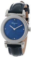 Salvatore Ferragamo F50SBQ9904I SB04 Salvatore Blue Mother-of-Pearl Dial with Diamonds Sapphire Crystal
