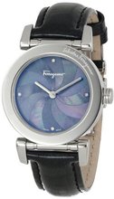 Salvatore Ferragamo F50SBQ9909I SB09 Salvatore Black Mother-of-Pearl Leather