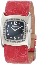 Salvatore Ferragamo F51SBQ9099i S703 Vara Black Mother-Of-Pearl Diamond