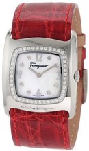 Salvatore Ferragamo F51SBQ9191i S800 Vara White Mother-Of-Pearl Diamond