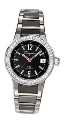 Salvatore Ferragamo F54MBA9209 S789 F-80 Automatic Luminous Black Diamond