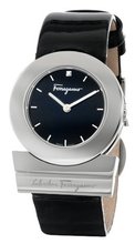 Salvatore Ferragamo F56SBQ9909J S009 Gancino Black Patent Band Logo