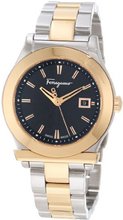Salvatore Ferragamo F63SBQ9509 S095 1898 Gold IP Coated And Stainless-steel Date