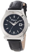 Salvatore Ferragamo F63SBQ9909 S009 1898 Stainless-Steel Leather