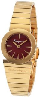 Salvatore Ferragamo F70SBQ5008 S080 Gancino Rose Gold Ion-Plated Coated Stainless Steel Red Dial
