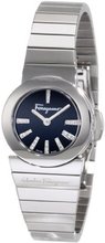 Salvatore Ferragamo F70SBQ9999IS099 Gancino Soiree Black Dial Steel Bracelet