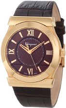 Salvatore Ferragamo F74MBQ5033 SB25 Vega Rose Gold IP Brown Dial Sapphire Crystal