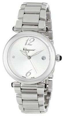 Salvatore Ferragamo F76SBQ9902 S099 Ballerina Stainless Steel Sunray Dial Date