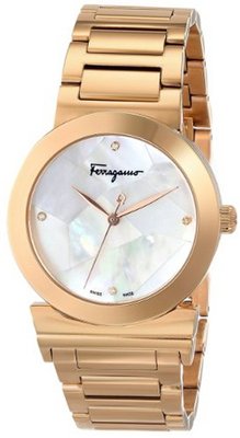Salvatore Ferragamo FG2140013 GRANDE MAISON Analog Display Quartz Gold
