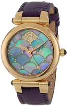Salvatore Ferragamo FI2040013 Idillio Rose Gold Ion-Plated Coated Stainless Steel Mother-Of-Pearl Mermaid Diamond