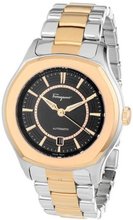 Salvatore Ferragamo FQ1050013 Lungarno Stainless Steel Gold Ion-Plated Case and Bracelet Automatic Date