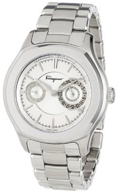 Salvatore Ferragamo FQ1060013 Lungarno Stainless Steel Automatic Sub-Seconds Date