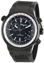 Salvatore Ferragamo FQ2020013 F-80 Black Ion-Plated Stainless Steel