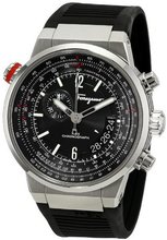 Salvatore Ferragamo FQ2030013 F-80 Round Stainless Steel Chronograph Tachymeter Date