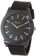 Salvatore Ferragamo FQ3030013 1898 Brown Ion-Plated Coated Stainless Steel Leather