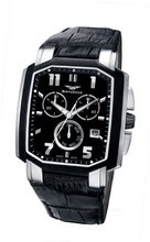 Sandoz L?gendaire Collection Gents Chronograph Black Leather Strap
