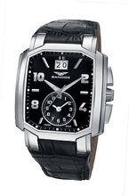 Sandoz L?gendaire Collection Gents Small Seconds Black Leather Strap