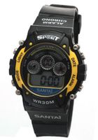 Santai Superior Fashion Date Alarm Waterproof Digital Chronograph EL Light Sport es