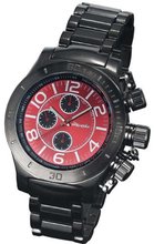 Black Bracelet Multifunction Red Dial Day Date Sarastro AQ101140G