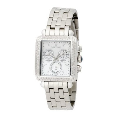 Sartego SDMP395S Diamond Collection Swiss Quartz Movement
