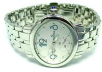 Scorva Solid Stainless Steel With Steel Bracelet Swiss Movement. Perfect Gift For Christmas, Valentines Day, Mothers Day Ovalante White STP1006